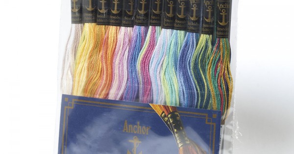 Anchor Cotton embroidery thread Variegated Double tone skiens floss 12  colors