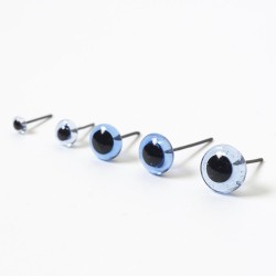 Blue Glass Eyes  3mm-12mm