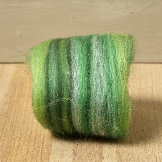 Twinkle Merino Wool Top Apple 25 Grams