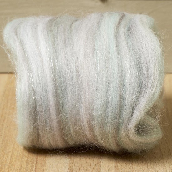 Twinkle Merino Wool Top Fairydust 25 Grams