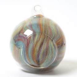Twinkle Merino Wool Top Rainbow 25 Grams