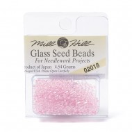 Mill Hill Glass Seed Beads- Crystal Pink 02018