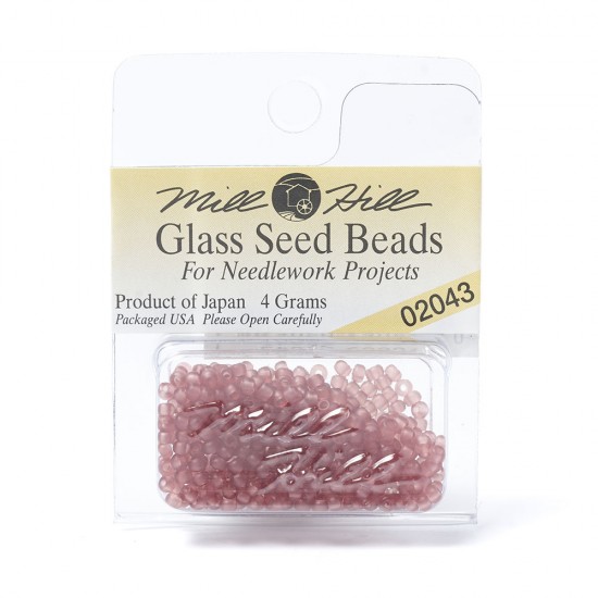 Mill Hill Glass Seed Beads- Matte Pomegranate 02043