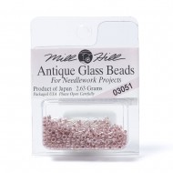 Mill Hill Glass Seed Beads- Antique Misty Pink 03051