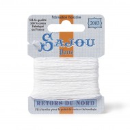 Sajou Retors Du Nord Cotton Embroidery Thread-2003 White