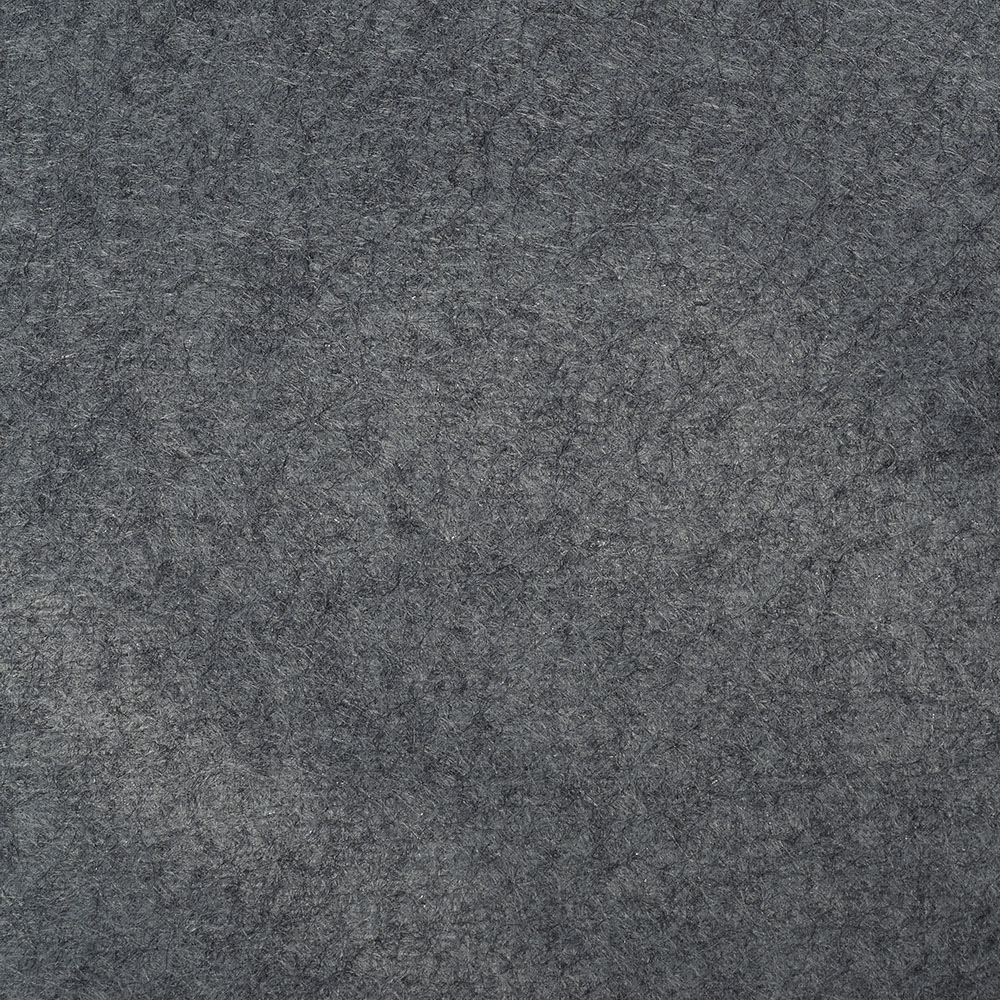 Wool and Viscose Mix Felt 12" SquareMarl Soot