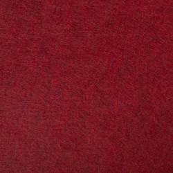 Wool and Viscose Mix Felt 12" Square-Marl Red