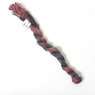 Hand Dyed Spun Silk with Flames Thread-03