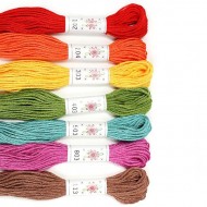Sublime 100% Egyptian Cotton Embroidery Thread colour pack- Fruit Salad
