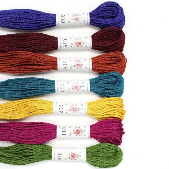 Sublime 100% Egyptian Cotton Embroidery Thread colour pack- Laurel Canyon