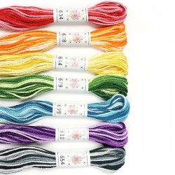 Sublime 100% Egyptian Cotton Embroidery Thread colour pack- Taffy Pull