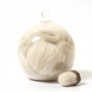 Merino neutral 03 wool top 10g