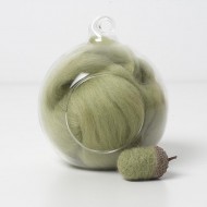 Merino green 47 wool top 10g