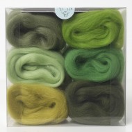 Merino Wool Shade Pack-Greens