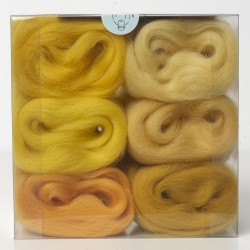 Merino Wool Shade Pack-Yellows