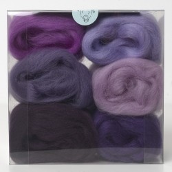 Merino Wool Shade Pack-Purples