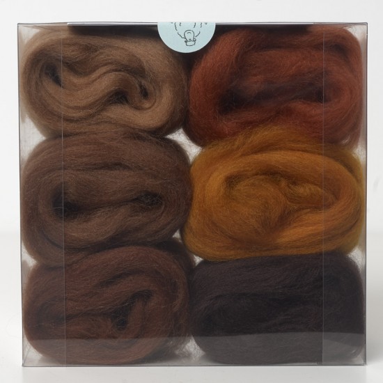 Merino Wool Shade Pack-Browns