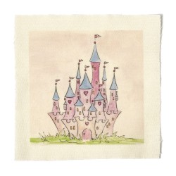 Illustrations on Calico-Princess Fairy Castle Illustrations on Calico-Princess Fairy Castle