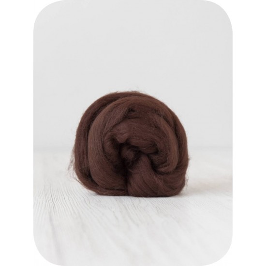  Extra Fine Merino Wool- Chocolate Brown 10g