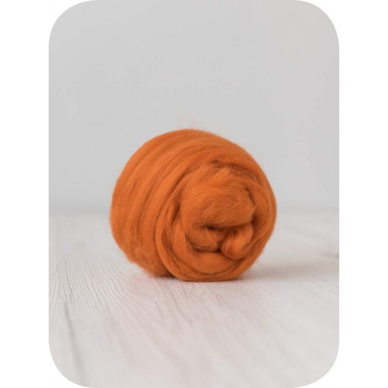  Extra Fine Merino Wool- Marigold Orange10g