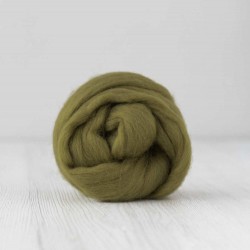 Extra Fine Merino Wool- Olive Green 10g  Extra Fine Merino Wool- Olive Green 10g