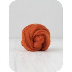 Extra Fine Merino Wool- Pumpkin Orange10g