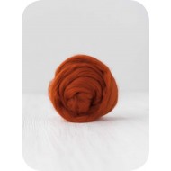  Extra Fine Merino Wool- Rust Orange10g
