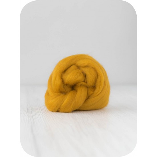  Extra Fine Merino Wool- Saffron Yellow 10g
