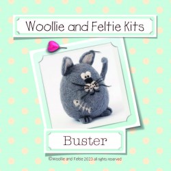 Buster Cat needle felting kit