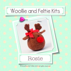 Rosie reindeer needle felting kit