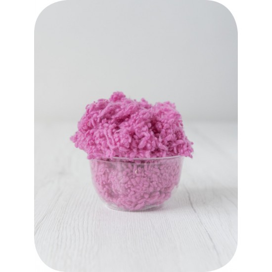 Cyclamen Pink Wool Nepps