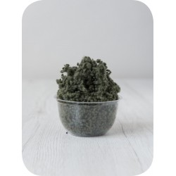 Moss Green Wool Nepps