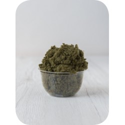 Olive Green Wool Nepps