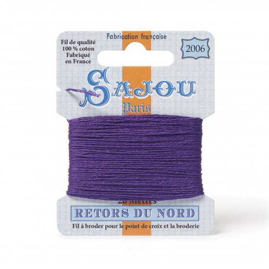 Sajou Retors Du Nord Cotton Embroidery Thread-2006 Purple