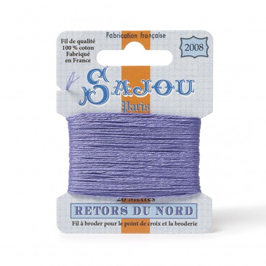 Sajou Retors Du Nord Cotton Embroidery Thread-2008 Purple