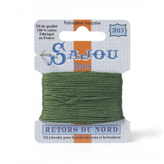 Sajou Retors Du Nord Cotton Embroidery Thread-2013 Green