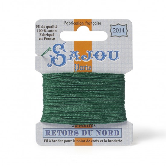 Sajou Retors Du Nord Cotton Embroidery Thread-2014 Green