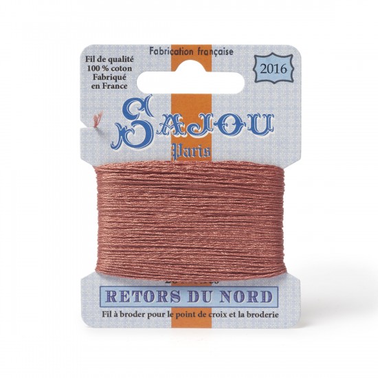 Sajou Retors Du Nord Cotton Embroidery Thread-2016-Orange