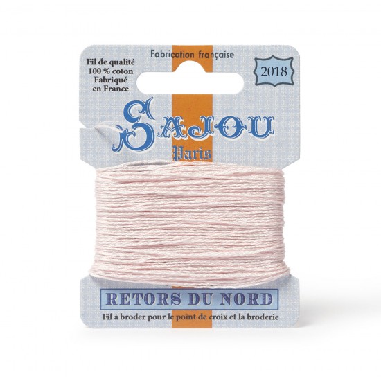 Sajou Retors Du Nord Cotton Embroidery Thread-2018 Pink