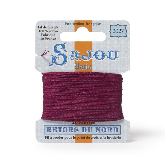 Sajou Retors Du Nord Cotton Embroidery Thread-2027 Pink