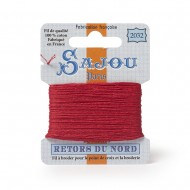 Sajou Retors Du Nord Cotton Embroidery Thread-2030-Red