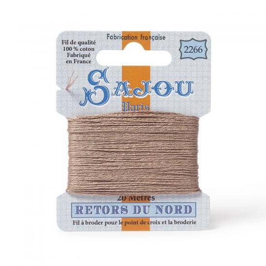Sajou Retors Du Nord Cotton Embroidery Thread-2266-Beige