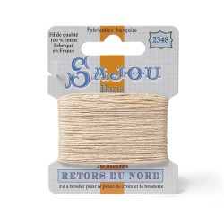 Sajou Retors Du Nord Cotton Embroidery Thread-2348 Cream