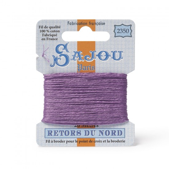 Sajou Retors Du Nord Cotton Embroidery Thread-2350 Purple