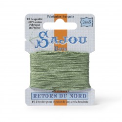 Sajou Retors Du Nord Cotton Embroidery Thread-2445 Green
