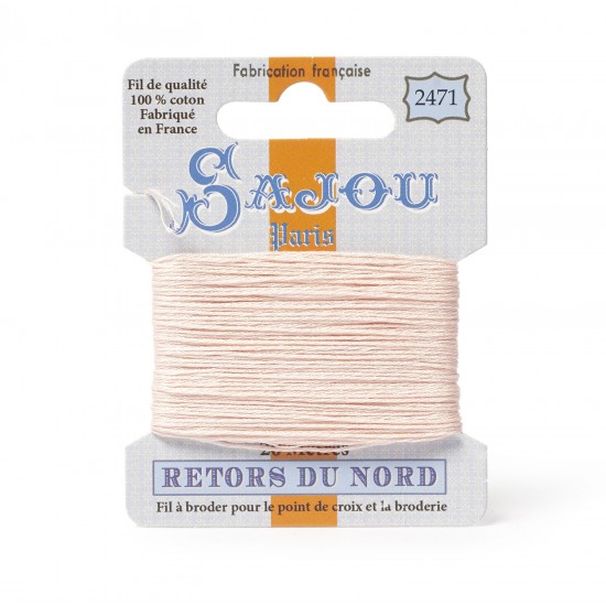 Sajou Retors Du Nord Cotton Embroidery Thread-2471 Pink