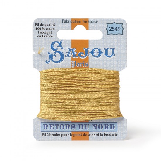 Sajou Retors Du Nord Cotton Embroidery Thread-2549-Orange