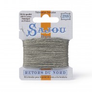 Sajou Retors Du Nord Cotton Embroidery Thread-2705 Grey