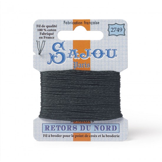 Sajou Retors Du Nord Cotton Embroidery Thread-2749 Green