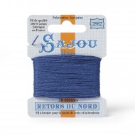 Sajou Retors Du Nord Cotton Embroidery Thread-2882 Blue